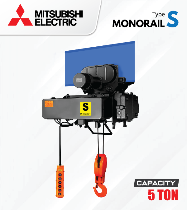 Jual Mitsubishi Electric Hoist Monorail S Type 5 Ton