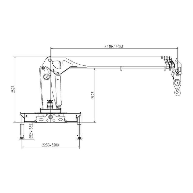 Gerco Telescopic Boom Truck Mounted Crane