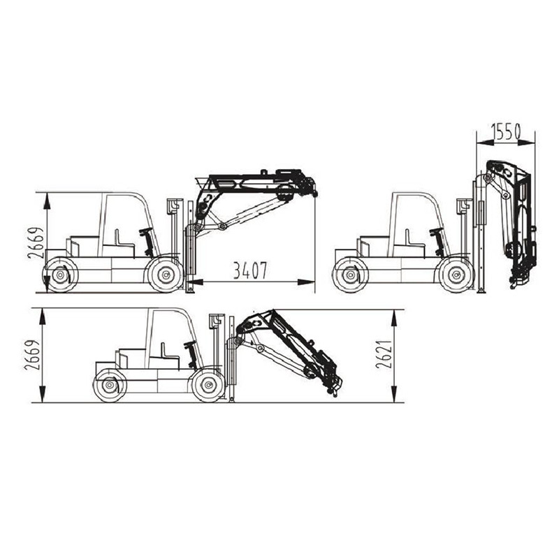 Gerco Fly Jib Crane