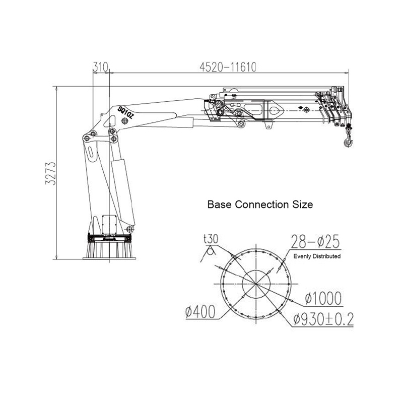 Gerco Knuckle Boom Marine Crane