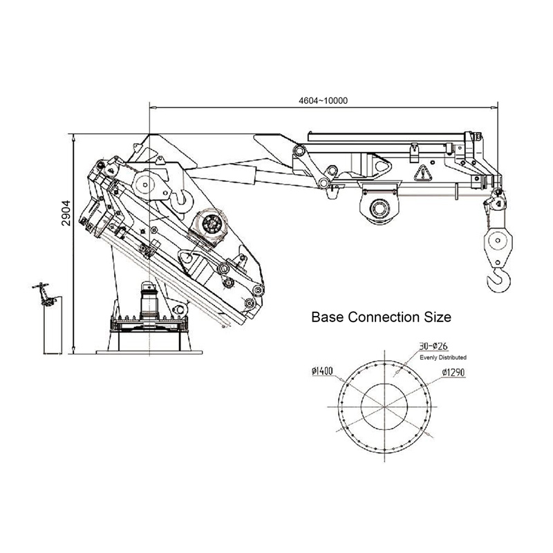 Gerco Knuckle Boom Marine Crane