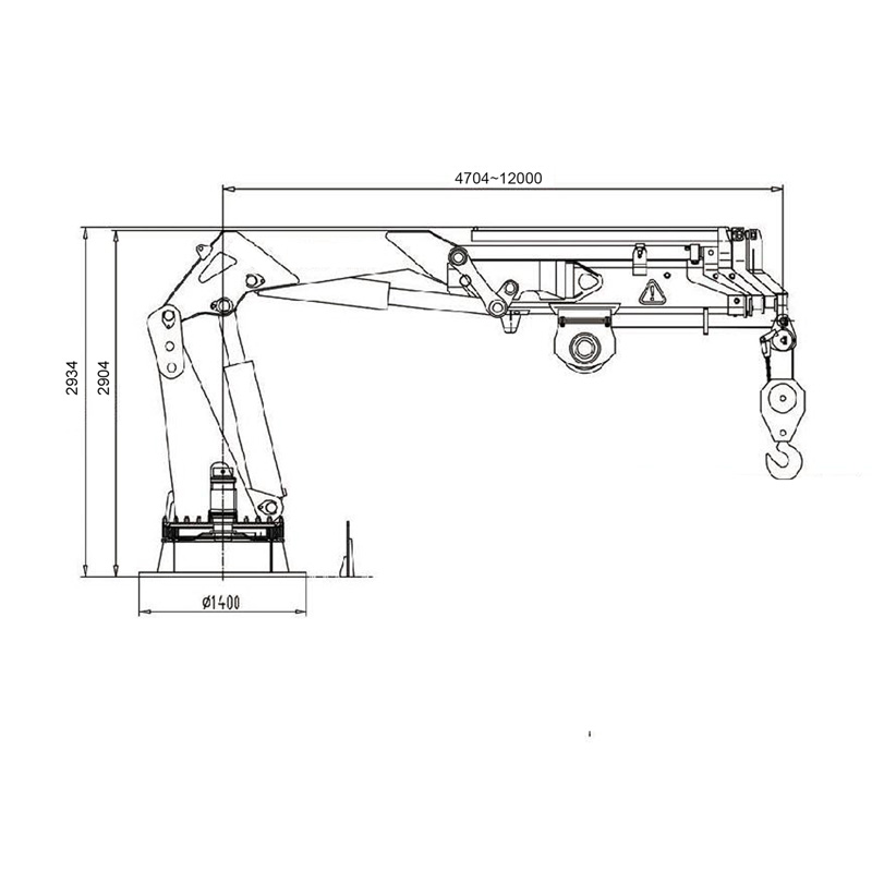 Gerco Knuckle Boom Marine Crane