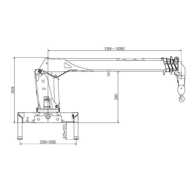 Gerco Telescopic Boom Truck Mounted Crane