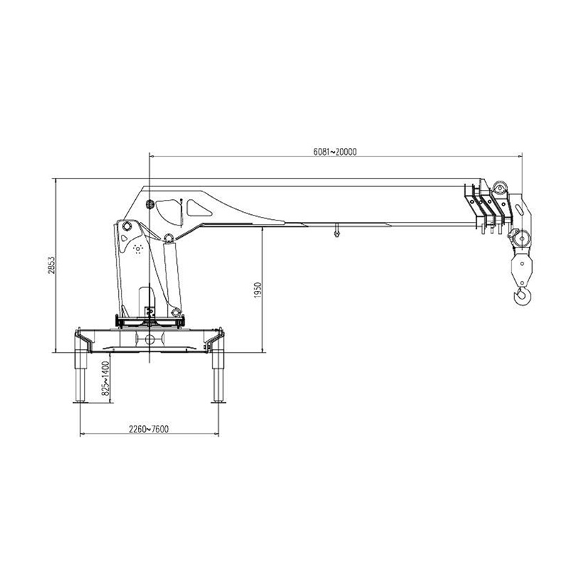 Gerco Telescopic Boom Truck Mounted Crane