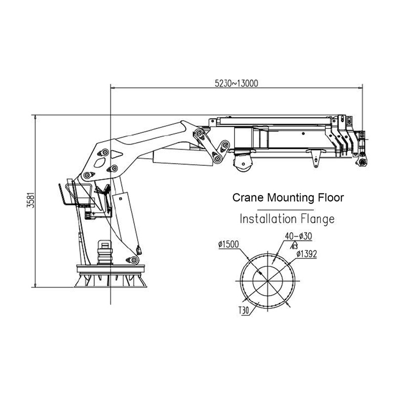 Gerco Fly Jib Crane