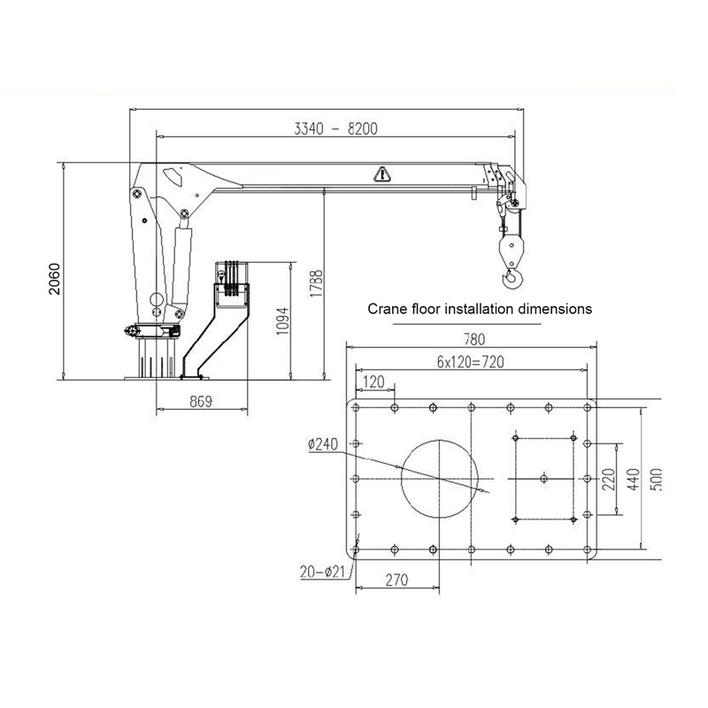 Gerco Telescopic Boom Marine Crane