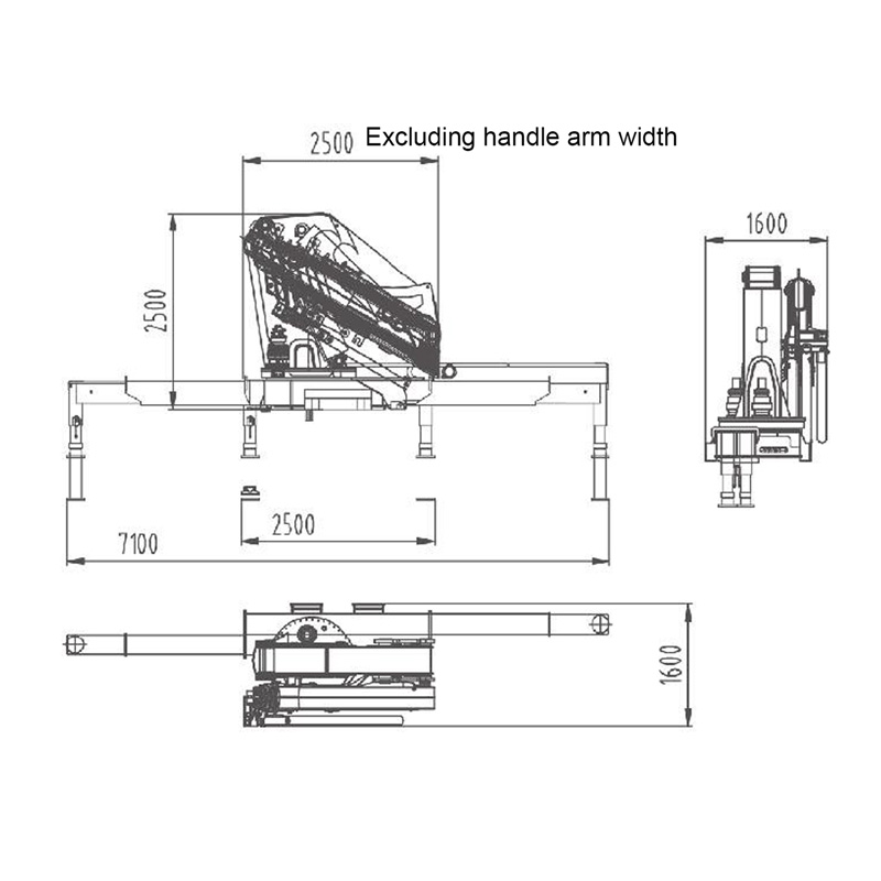 Gerco Knuckle Boom Truck Mounted Crane