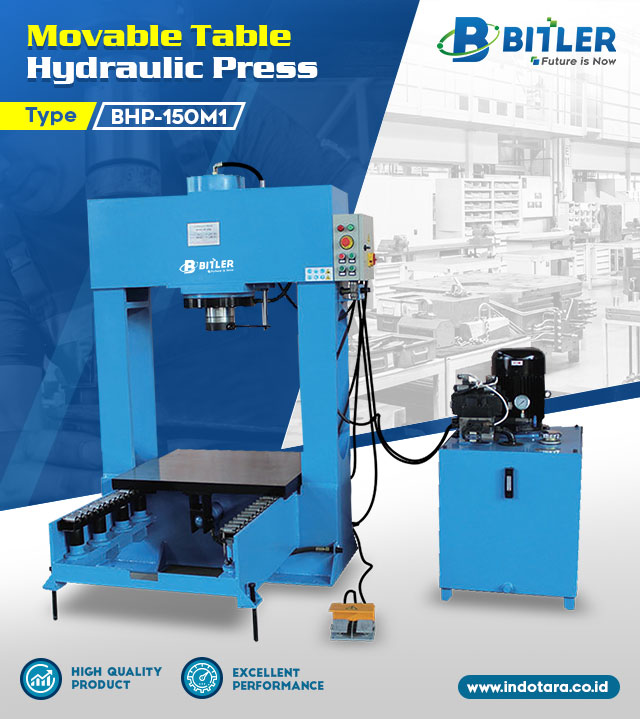 Jual Bitler Movable Table Hydraulic Press, Harga Bitler Movable Table Hydraulic Press, Bitler Movable Table Hydraulic Press