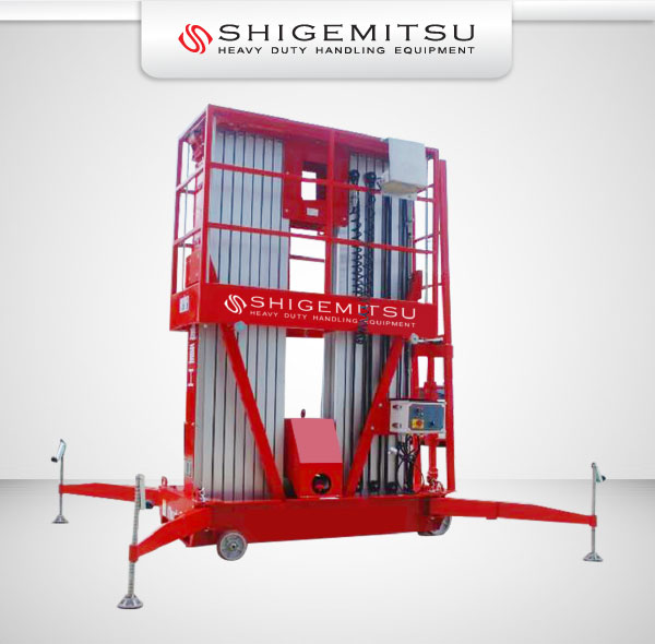 Shigemitsu Double Masts Aerial Work Platform