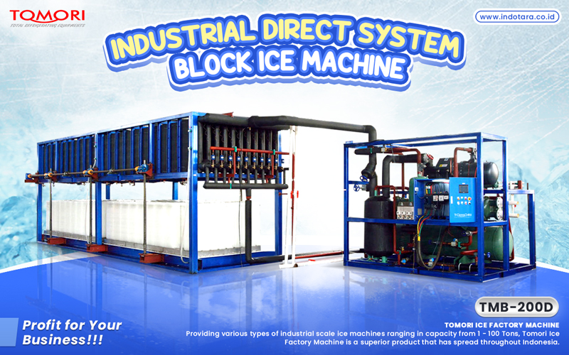 Tomori Industrial Direct System Block Ice Machine