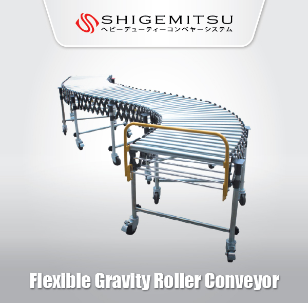 Jual Shigemitsu Flexible Gravity Roller Conveyor, Harga Flexible