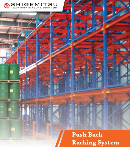 jual Push Back Racking System