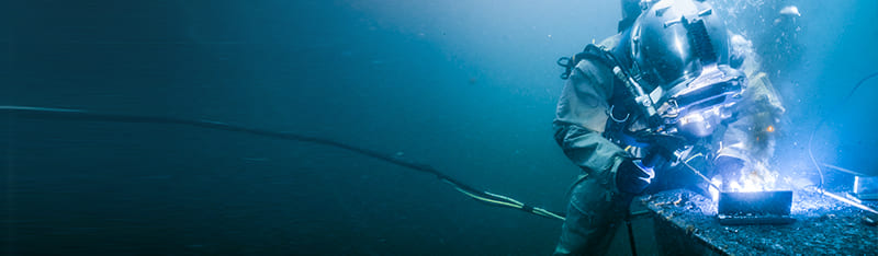 Pengelasan Basah Wet Underwater Welding