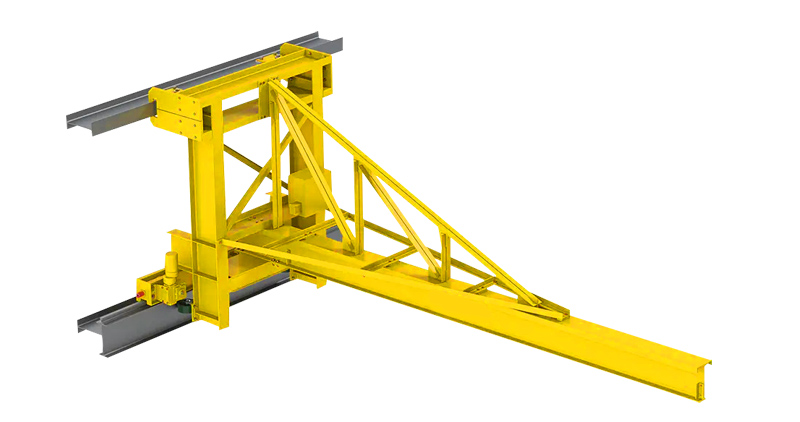 wall traveling jib crane