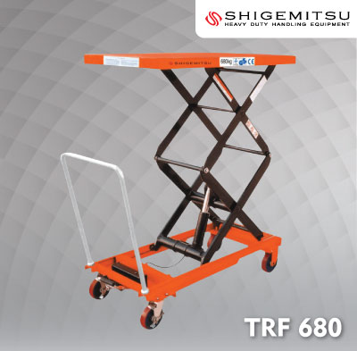 Jual Double Scissors Lift Table Specs TRF680