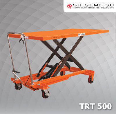 Jual Double Scissors Lift Table Specs TRT500