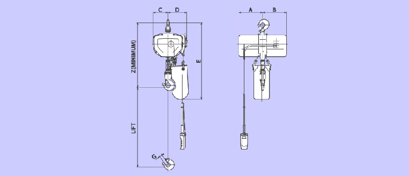 Jual Hitachi Hoist Murah, Jual Electric Chain Hoist, Jual Wire Rope Hoist