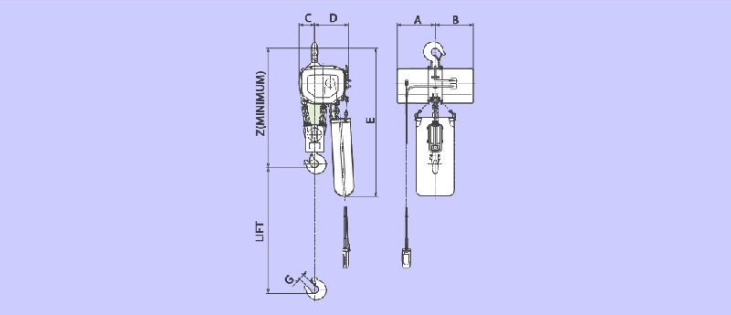 Jual Hitachi Hoist Murah, Jual Electric Chain Hoist, Jual Wire Rope Hoist