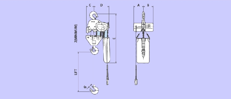 Jual Hitachi Hoist Murah, Jual Electric Chain Hoist, Jual Wire Rope Hoist