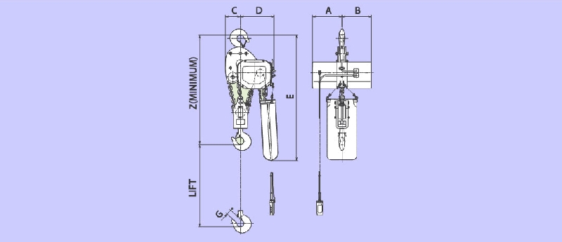 Jual Hitachi Hoist Murah, Jual Electric Chain Hoist, Jual Wire Rope Hoist