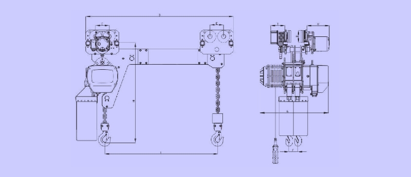 Jual Verkronn Twin Hook Hoist, Harga Verkronn Twin Hook Hoist, Verkronn Twin Hook Hoist Murah