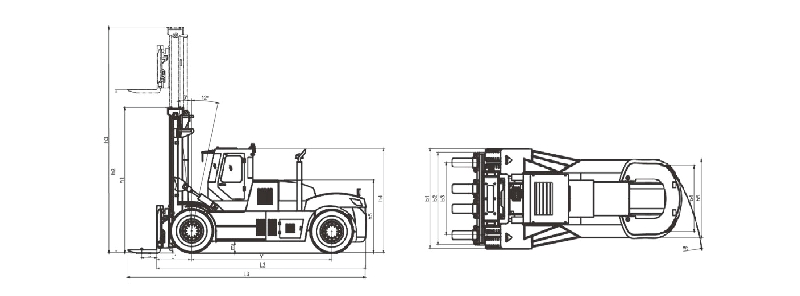 Jual Forklift Big Capacity, Harga Forklift Big Capaciity