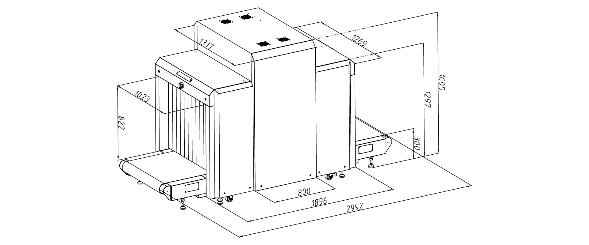 Jual X-Ray Security Inspection Equipment, Metal Detector, Explosive Detector, Mobile X-Ray Equipment