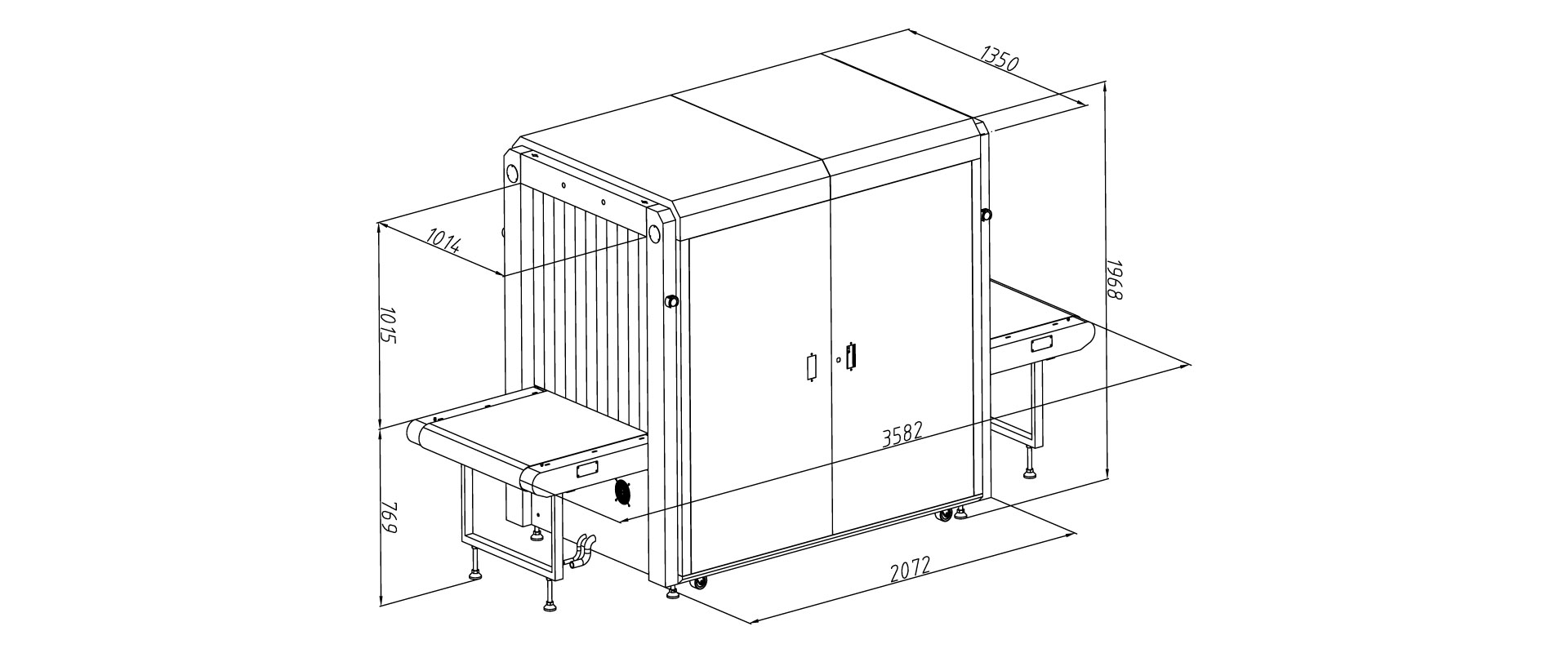 Jual X-Ray Security Inspection Equipment, Metal Detector, Explosive Detector, Mobile X-Ray Equipment