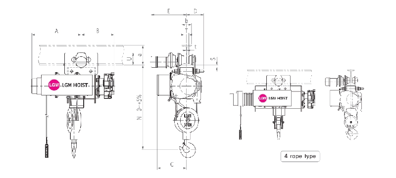 Dimension LGM Hoist