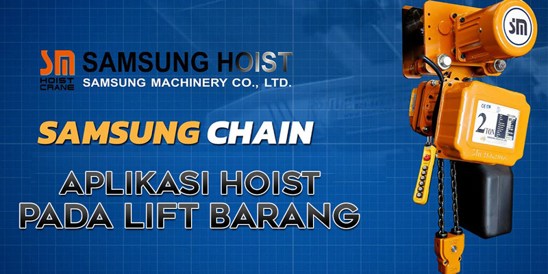 Aplikasi Hoist Pada Lift Barang