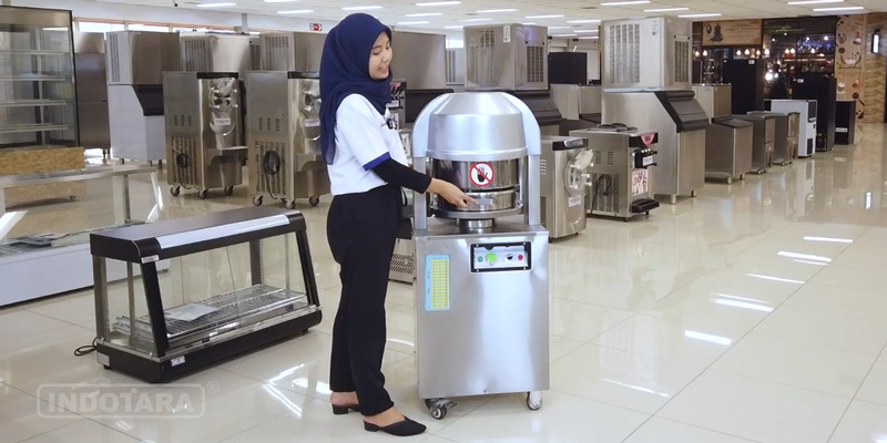 Adonan roti lebih rata, ukuran dan berat sama dengan Tomori Dough Divider