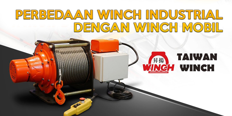 Perbedaan Winch Industrial dengan Winch Mobil