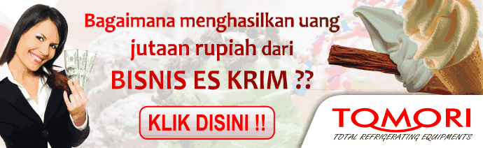 Bisnis Purna Jual Mesin es krim Tomori