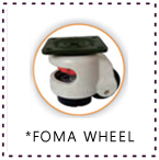 Tomori Medical Refrigeration Foma Wheel Feature