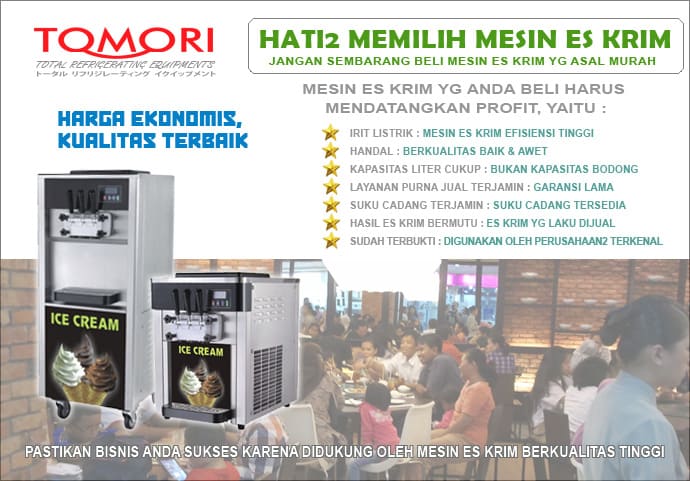 Tomori promo Ice Cream Machine