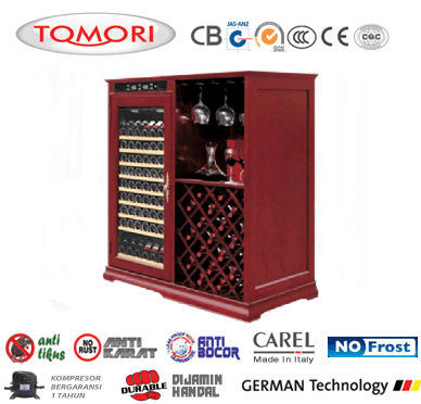 Tomori Solid Wood Wine Storage