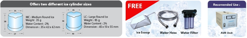 Tomori Ice Maker Accessories