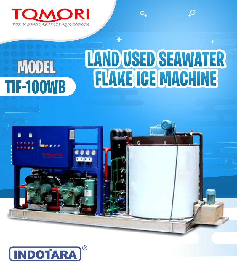 Jual Land Used Seawater Flake Ice Machine