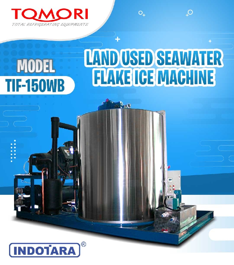 Jual Land Used Seawater Flake Ice Machine