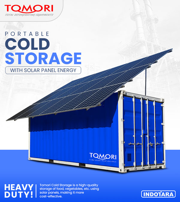 Jual Tomori Portable Cold Storage With Solar Panel