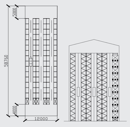 jual AS/RS Pallet Racking Systems