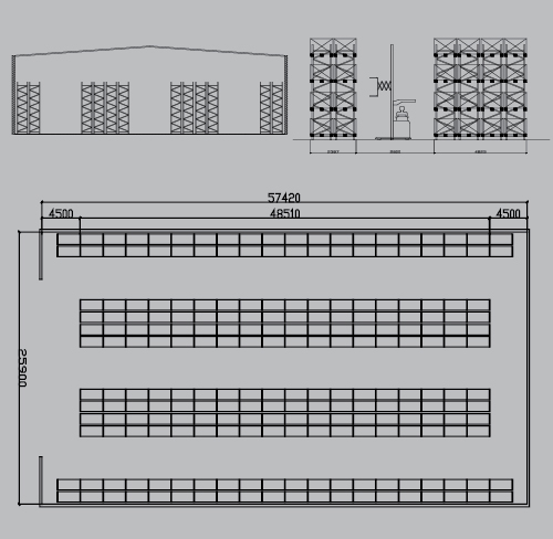 jual Double Deep Racking Systems