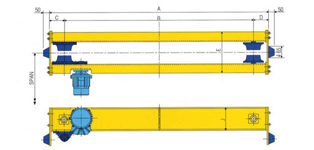 Dimension Samsung Hoist Manual Chain Blocks