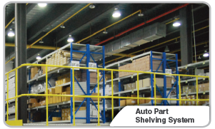 Auto Part Shelving System