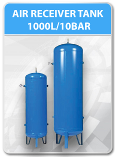 AIR RECEIVER TANK 1000L/10BAR