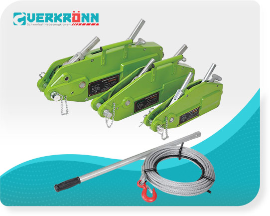 Wire Rope Pulling Hoist WRH-H Type (Aluminum Body)