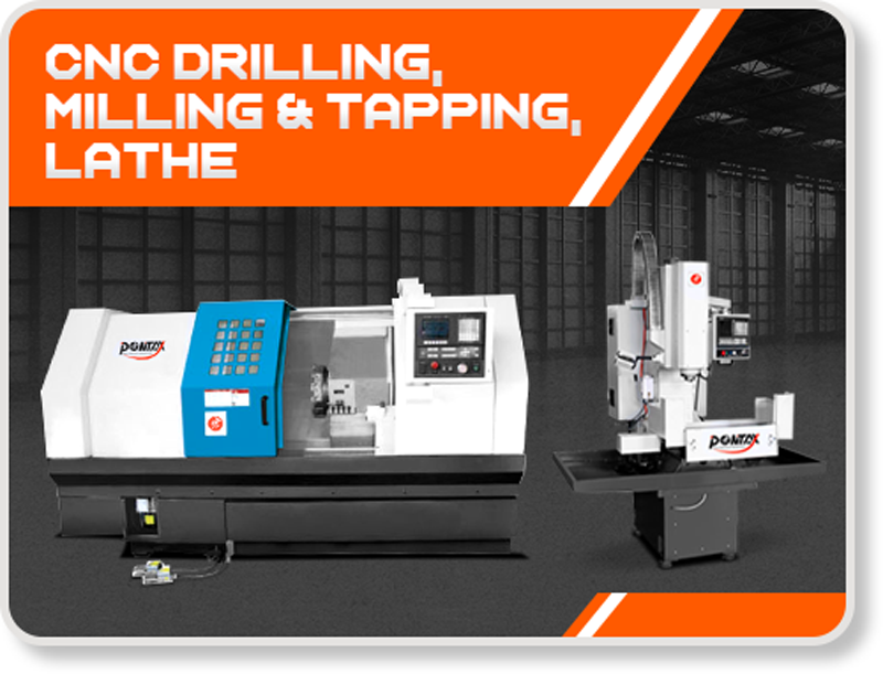 CNC Drilling, Milling and Tapping, Lathe