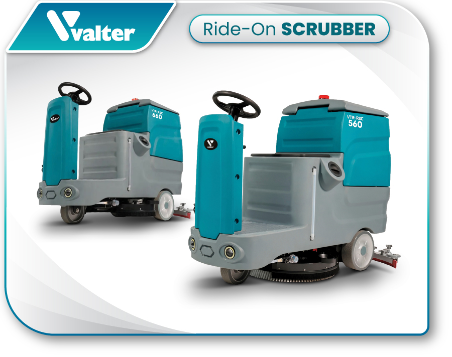 Ride-On Scrubber