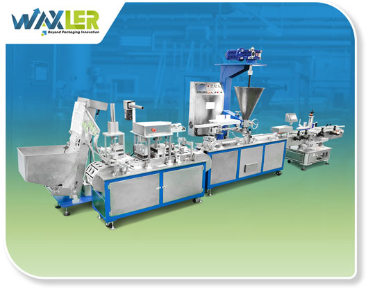 WLF-40C Automatic Play Dough Cup Filling and Capping Machine