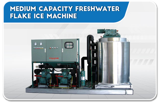Medium Capacity Freshwater flake ice machine